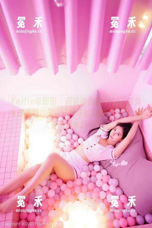 Feilin嗲囡囡 - 探索陈雅漫VICKY的兔女郎美图合集，一种奇妙的感觉，恍若步入春天的奇幻花园！